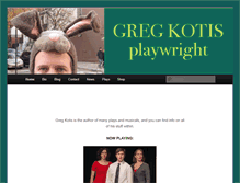 Tablet Screenshot of gregkotis.com